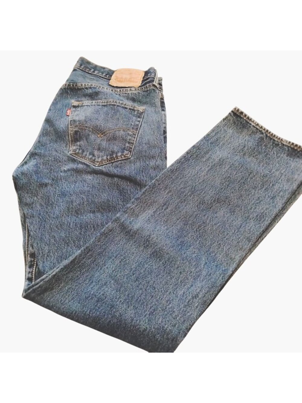 Levis 501 Original Fit Button Fly Denim Jeans W34 L31